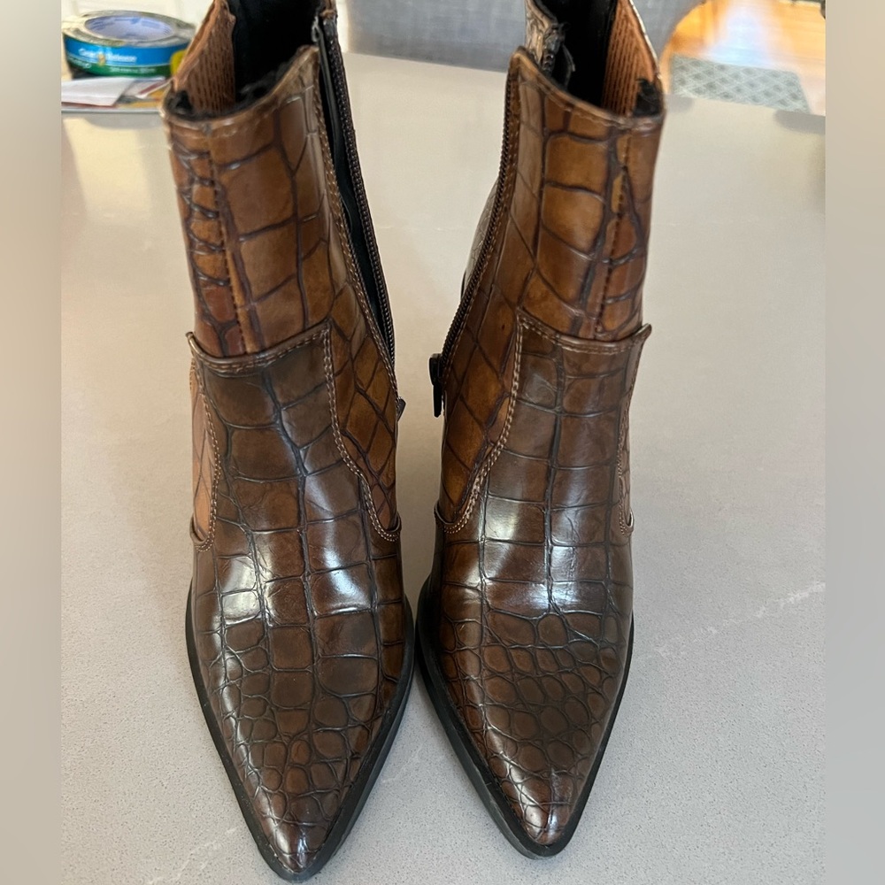 Western ankle booties